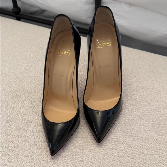 Christian Louboutin Shoes - Original, Black Patent Leather Women's Pumps